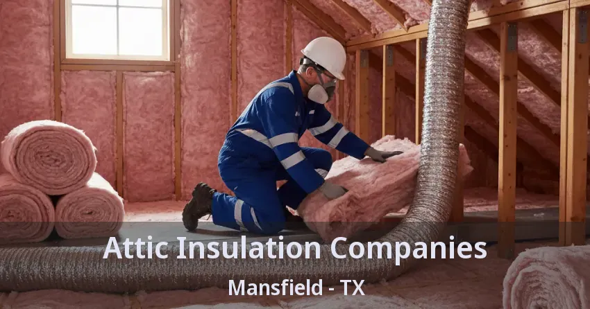 Attic Insulation Companies Mansfield - TX